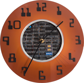 Clock with PCB