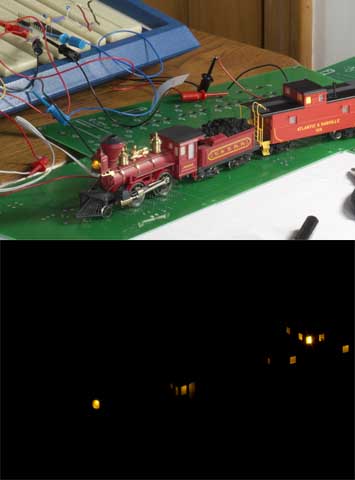 Train Lighting Composite Pictures
